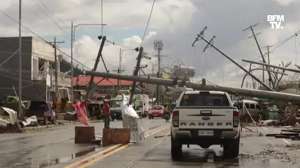 Les images des importants dégâts causés par le typhon Rai aux Philippines