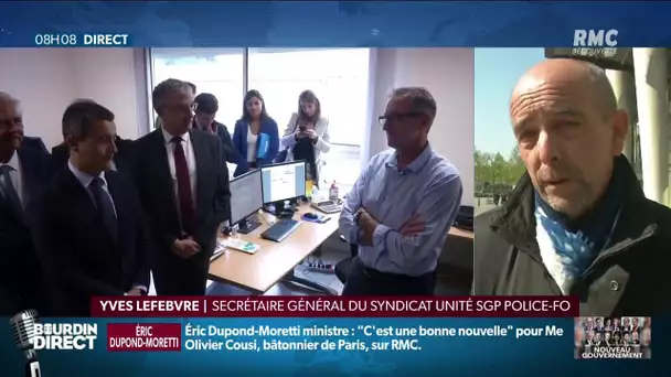 Yves Lefebvre, Unité SGP police FO, va demander à son nouveau ministre de mettre les moyens