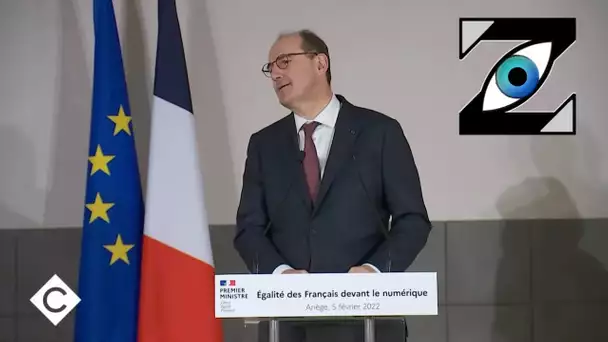 [Zap Télé] Bug technique pour Jean Castex pendant un discours sur le numérique ! (08/02/22)