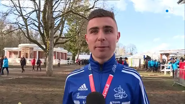 Bastien Augusto après les championnats de France cross-country de Vittel