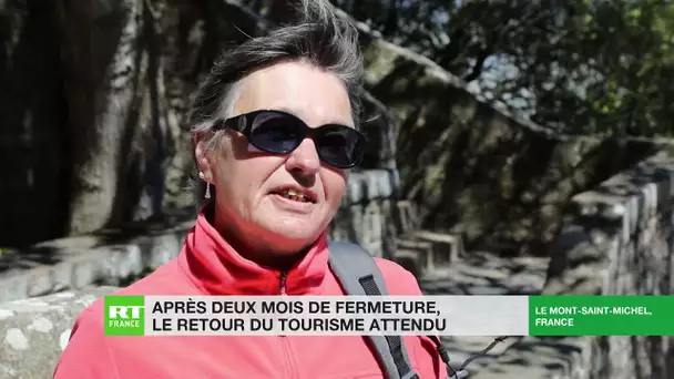 Après deux mois de fermeture, le Mont-Saint-Michel accueille de nouveau les touristes
