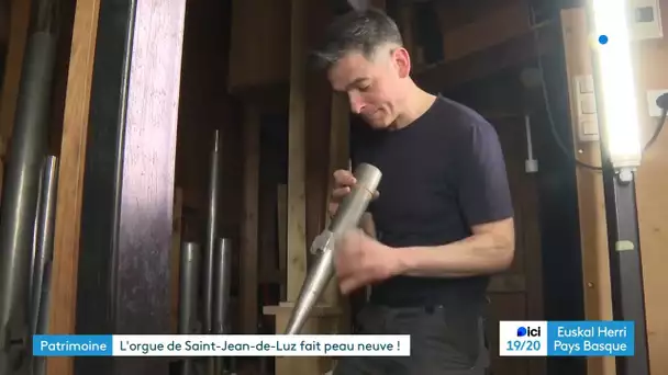 Patrimoine : l'orgue de Saint-Jean-de-Luz fait peau neuve