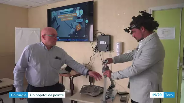 Une chirurgie avec réalité augmentée à l'hôpital d'Albi