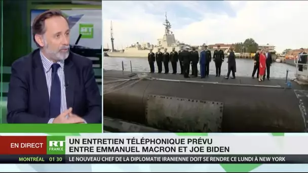 Affaire des sous-marins : «Un camouflet qui passe mal à l’Elysée», réagit Alexis Poulin