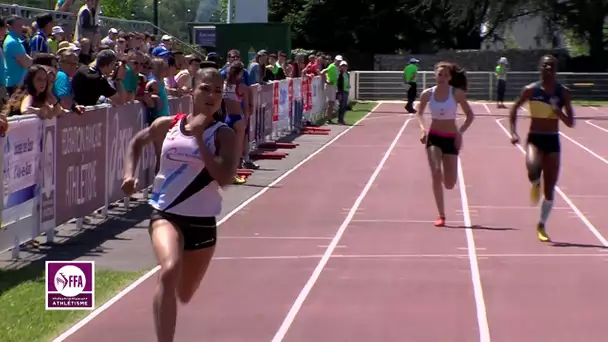 Aix-les-Bains 2014 : Finale 400 m F (Floria Gueï en 52&#039;&#039;23)