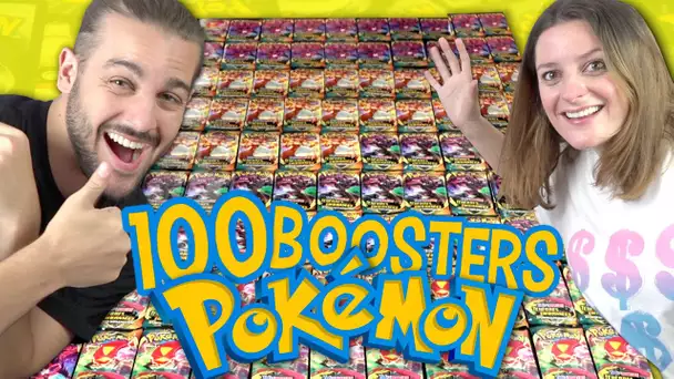 ÉNORME OUVERTURE DE 100 BOOSTERS PACK POKEMON TÉNÈBRES EMBRASÉES ! (1/3)