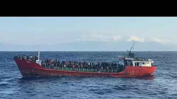 En Grèce, au moins 27 morts dans le naufrage de deux bateaux de migrants • FRANCE 24