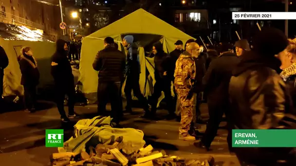Arménie : des manifestants installent un «village de tentes» devant l'Assemblée