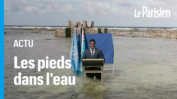 Un ministre des îles Tuvalu exhorte la COP26 à agir vite pour le climat