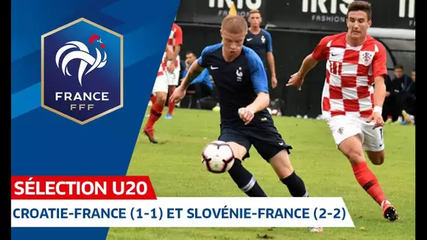 U20 : Croatie-France (1-1) et Slovénie-France (2-2), le résumé I FFF 2019