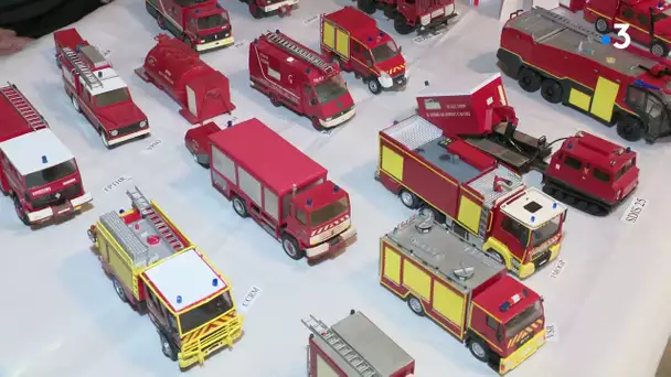 Denis est fan de miniatures de camions de pompiers