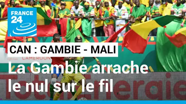 CAN 2022 : la Gambie arrache le nul sur le fil face au Mali • FRANCE 24
