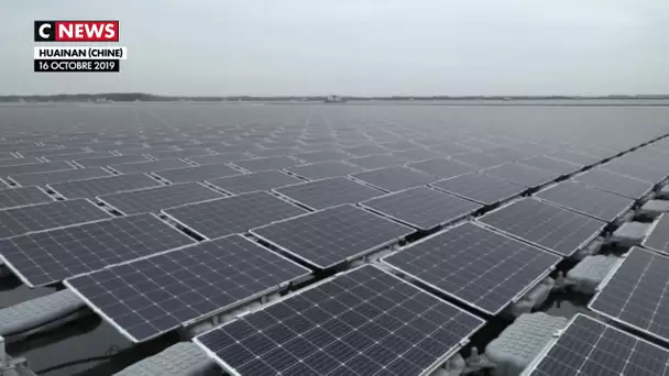Chine : le plus grand espace de panneaux solaires au monde