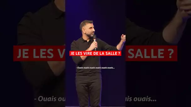 Je les vire de la salle ? 🤯 #humour #standup #pourtoi