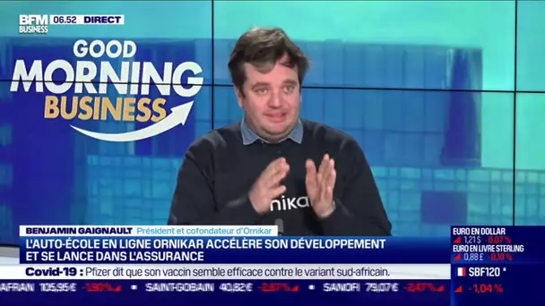 Benjamin Gaignault (Ornikar) : L'auto-école en ligne Ornikar se lance dans l'assurance