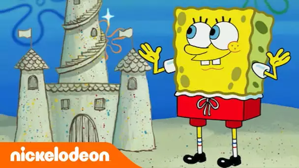 Bob l'éponge | « Des châteaux de sable » en 5 MINUTES ! | Nickelodeon France