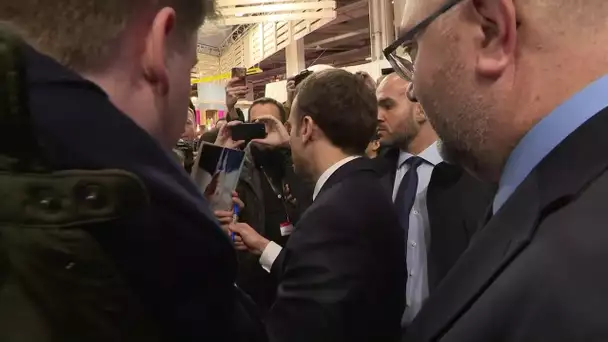 agro paris tech avec Macron