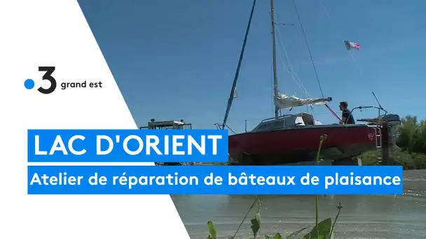 Un atelier de réparation de bateaux de plaisance dans l'Aube