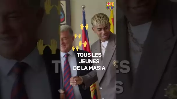 😍 Les premiers mots de Lamine Yamal sur son numéro 10 ! 💙❤️ #shorts