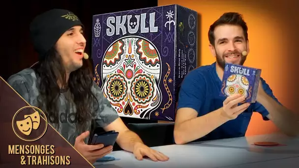 Skull, le pierre-papier-ciseaux des jeux de société - Mensonges & Trahisons