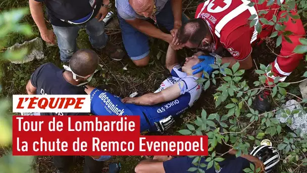 Evenepoel tombe dans le vide - Cyclisme - Tour de Lombardie