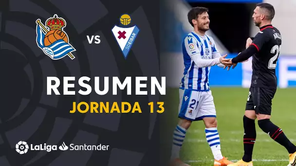 Resumen de Real Sociedad vs SD Eibar (1-1)