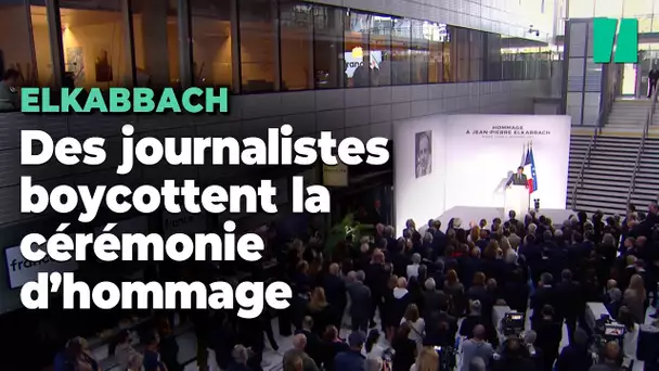 Des journalistes boycottent l'hommage de Macron à Elkabbach