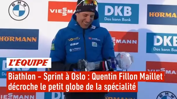 Quentin Fillon Maillet décroche le petit globe de la spécialité du sprint