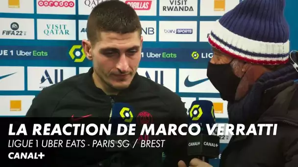 La réaction de Marco Verratti après Paris SG / Brest
