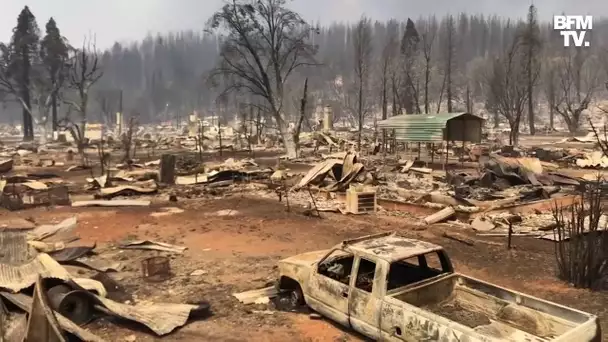 En Californie, le village de Greenville entièrement détruit par le "Dixie Fire"