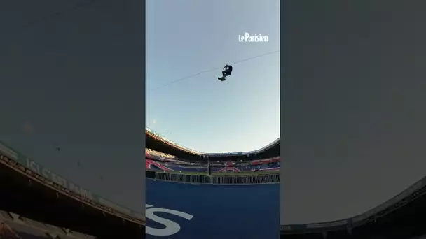 On a testé la tyrolienne du Parc des Princes