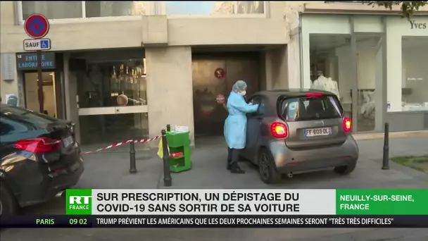 Covid-19: Un drive-in médical mis en place à Neuilly-sur-Seine pour effectuer des tests de dépistage