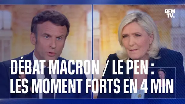 Macron / Le Pen: les moments forts du débat de l’entre-deux-tours en 4 minutes
