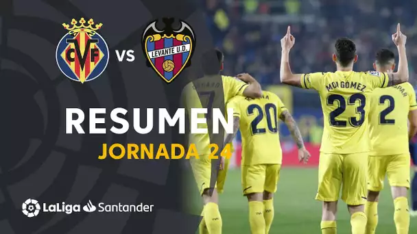 Resumen de Villarreal CF vs Levante UD (2-1)