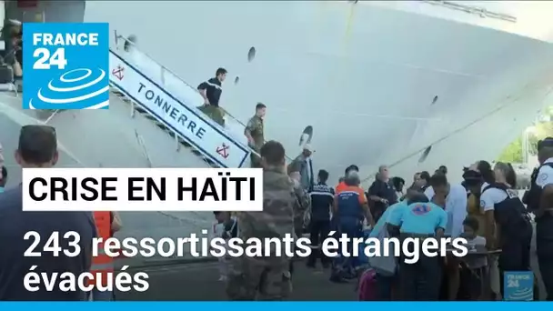 Crise en Haïti : 243 ressortissants étrangers évacués vers la Martinique • FRANCE 24