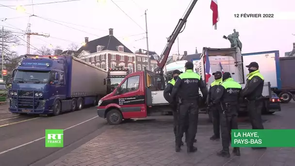 Pays-Bas : le Convoi de la liberté bloque le centre-ville de La Haye