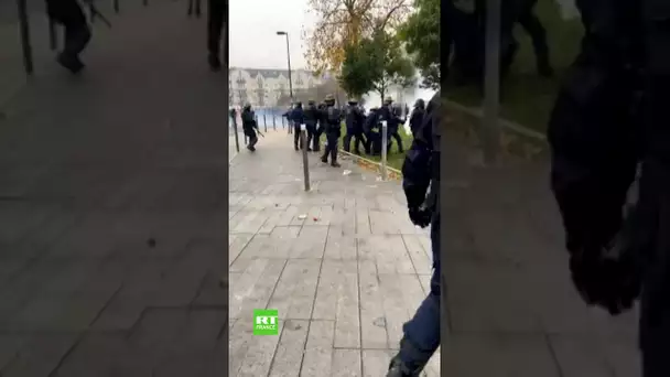 Affrontements avec la police à Nantes