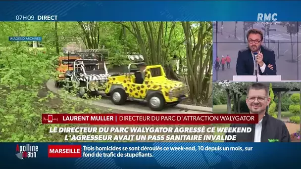 Le directeur d'un parc d'attractions agressé ce week-end: il témoigne sur RMC