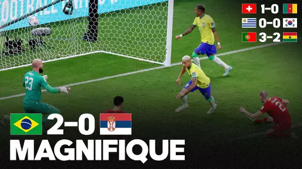 🤯🤯 BUT DU TOURNOI !?? Le Brésil de Richarlison bat la Serbie (2-0), le Portugal bat le Ghana (3-2)