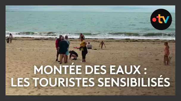 Montée des eaux et érosion du littoral : les touristes sensibilisés