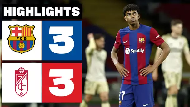 FC BARCELONA 3 - 3 GRANADA CF | RESUMEN LALIGA EA SPORTS