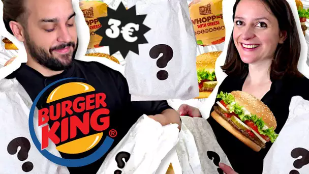 GUILLAUME S'EST FAIT ARNAQUER PAR LE BURGER MYSTERE DU BURGER KING !