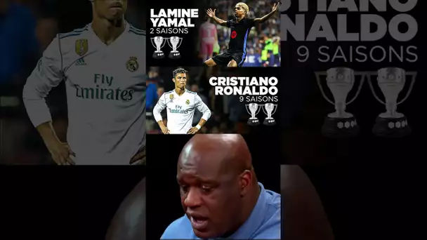 A 17 ans Lamine Yamal fait aussi bien que Cristiano Ronaldo en 9 saisons ! #Shorts