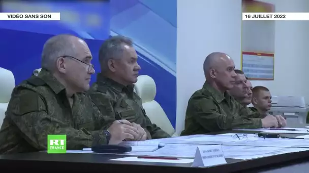 Opération militaire en Ukraine : le ministre de la Défense inspecte les forces armées russes