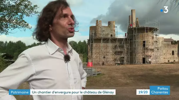 Patrimoine : un chantier d'envergure pour le château de Glénay