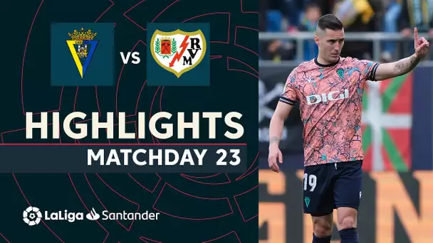 Resumen de Cádiz CF vs Rayo Vallecano (1-0)