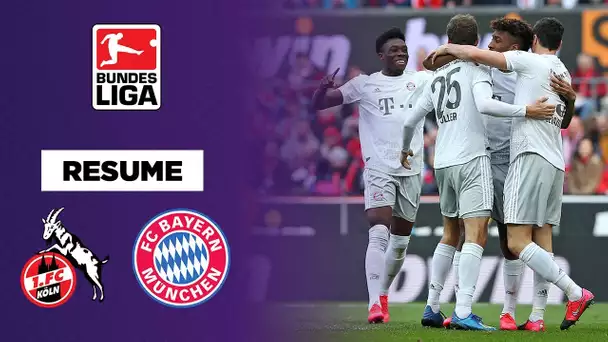 Bundesliga : Le Bayern Munich corrige Cologne