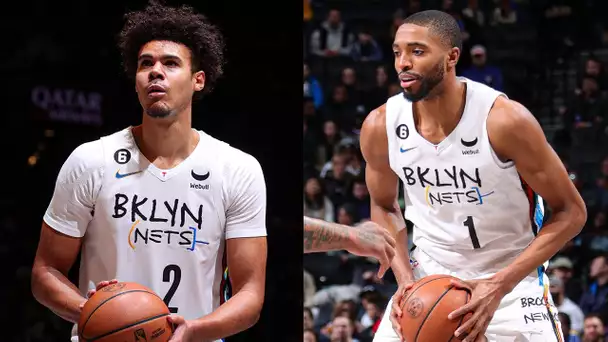 Mikal Bridges' and Cam Johnson's First Points In Brooklyn! | February 11, 2023
