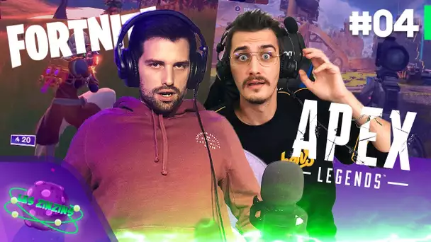 Duo de choc sur la nouvelle map Fortnite et sur Apex | Les Zinzins #04