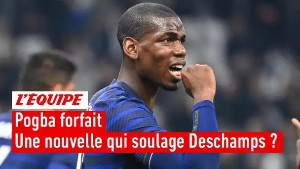 Pogba officiellement forfait - Une nouvelle qui soulage Deschamps ?